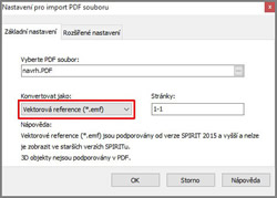 Rozšíření pro PDF import