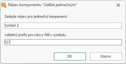 Vytvoření jedinečných symbolů