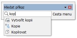 Hledat příkaz Hledat příkaz
